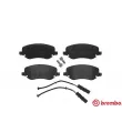 Jeu de 4 plaquettes de frein avant BREMBO P 23 088 - Visuel 1