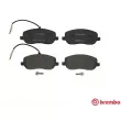 Jeu de 4 plaquettes de frein avant BREMBO P 23 090 - Visuel 1