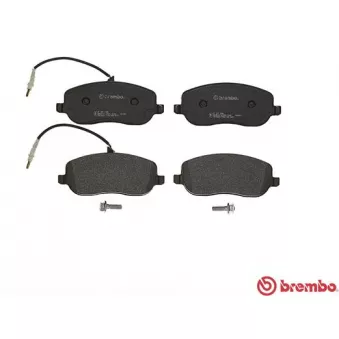 Jeu de 4 plaquettes de frein avant BREMBO P 23 090