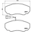 Jeu de 4 plaquettes de frein avant BREMBO P 23 091 - Visuel 2