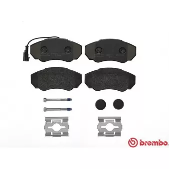 Jeu de 4 plaquettes de frein avant BREMBO P 23 091