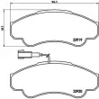 Jeu de 4 plaquettes de frein avant BREMBO P 23 092 - Visuel 2