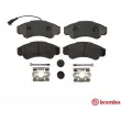 Jeu de 4 plaquettes de frein avant BREMBO P 23 092 - Visuel 1