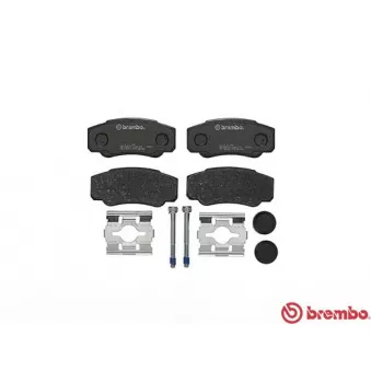 Jeu de 4 plaquettes de frein arrière BREMBO P 23 093