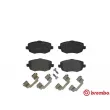 Jeu de 4 plaquettes de frein avant BREMBO P 23 094 - Visuel 1