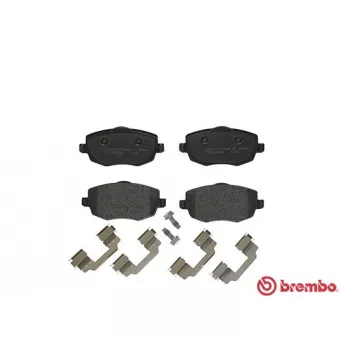 Jeu de 4 plaquettes de frein avant BREMBO P 23 094