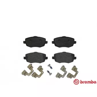 Jeu de 4 plaquettes de frein avant BREMBO P 23 095