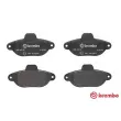 Jeu de 4 plaquettes de frein avant BREMBO P 23 096 - Visuel 1
