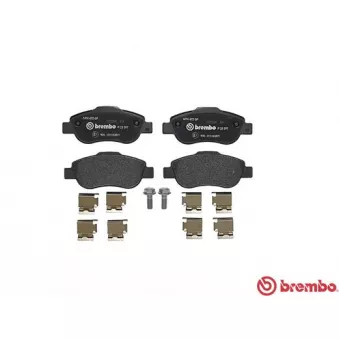 Jeu de 4 plaquettes de frein avant BREMBO P 23 097