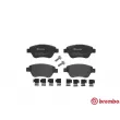 Jeu de 4 plaquettes de frein avant BREMBO P 23 099 - Visuel 1