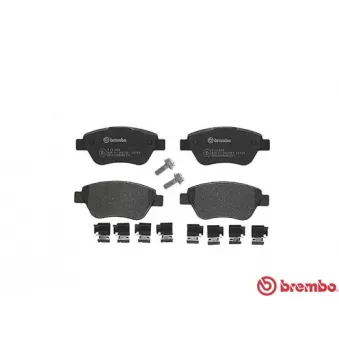 Jeu de 4 plaquettes de frein avant BREMBO P 23 099