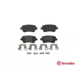 Jeu de 4 plaquettes de frein arrière BREMBO P 23 101 - Visuel 1
