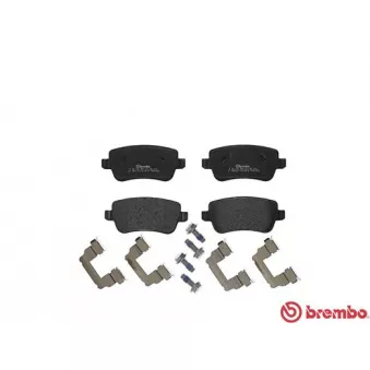 Jeu de 4 plaquettes de frein arrière BREMBO P 23 102