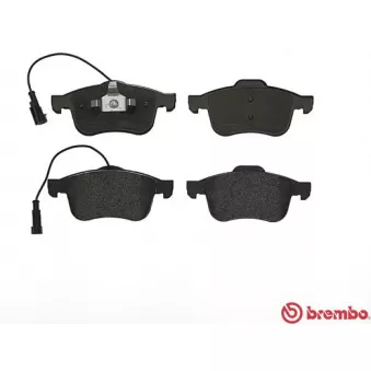 Jeu de 4 plaquettes de frein avant BREMBO