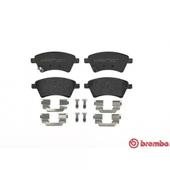 Jeu de 4 plaquettes de frein avant BREMBO P 23 105