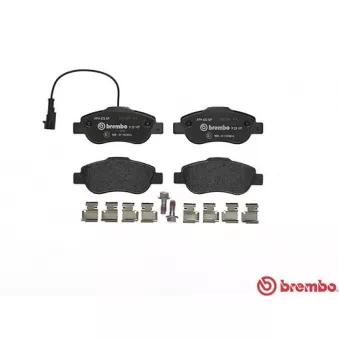 Jeu de 4 plaquettes de frein avant BREMBO P 23 107