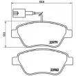 Jeu de 4 plaquettes de frein avant BREMBO P 23 108 - Visuel 2
