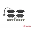 Jeu de 4 plaquettes de frein avant BREMBO P 23 108 - Visuel 1