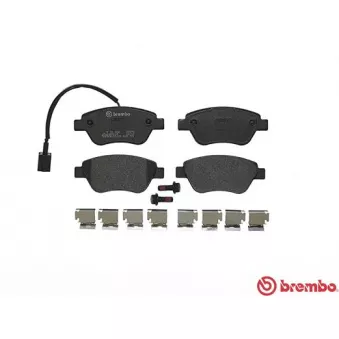 Jeu de 4 plaquettes de frein avant BREMBO P 23 108
