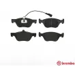 Jeu de 4 plaquettes de frein avant BREMBO P 23 112 - Visuel 1