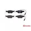 Jeu de 4 plaquettes de frein avant BREMBO P 23 113 - Visuel 1