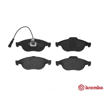 Jeu de 4 plaquettes de frein avant BREMBO P 23 114