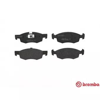 Jeu de 4 plaquettes de frein avant BREMBO P 23 118