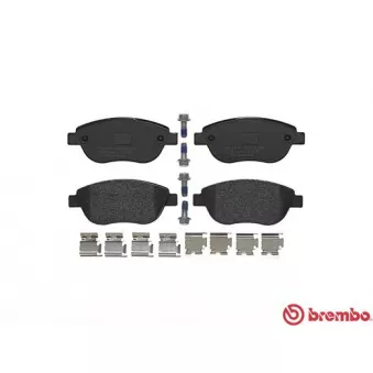 Jeu de 4 plaquettes de frein avant BREMBO P 23 119