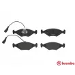 Jeu de 2 plaquettes de frein avant BREMBO P 23 122 - Visuel 1
