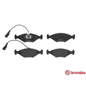 Jeu de 2 plaquettes de frein avant BREMBO P 23 122