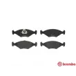 Jeu de 4 plaquettes de frein avant BREMBO P 23 123 - Visuel 1