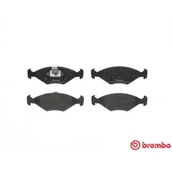 Jeu de 4 plaquettes de frein avant BREMBO P 23 123