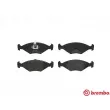 Jeu de 4 plaquettes de frein avant BREMBO P 23 124 - Visuel 1