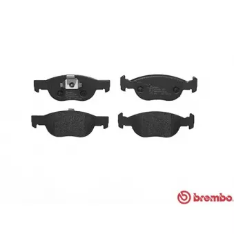 Jeu de 4 plaquettes de frein avant BREMBO P 23 125