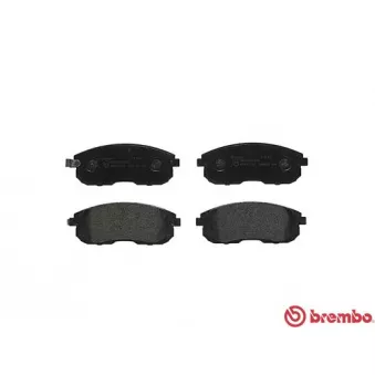 Jeu de 4 plaquettes de frein avant BREMBO P 23 126
