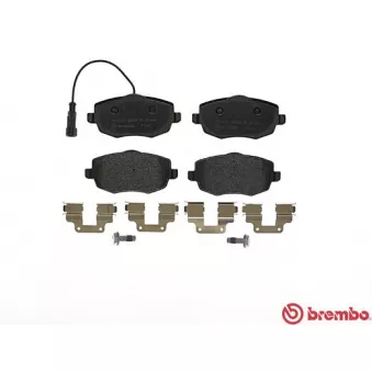 Jeu de 4 plaquettes de frein avant BREMBO P 23 127