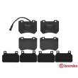 Jeu de 4 plaquettes de frein avant BREMBO P 23 129 - Visuel 1