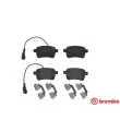 Jeu de 4 plaquettes de frein arrière BREMBO P 23 133 - Visuel 1