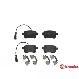 Jeu de 4 plaquettes de frein arrière BREMBO P 23 133