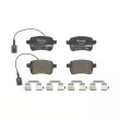Jeu de 4 plaquettes de frein arrière BREMBO P 23 133X - Visuel 1