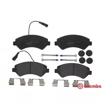 Jeu de 4 plaquettes de frein avant BREMBO P 23 136