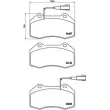 Jeu de 4 plaquettes de frein avant BREMBO P 23 139 - Visuel 2