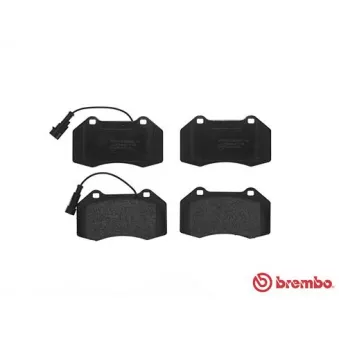 Jeu de 4 plaquettes de frein avant BREMBO P 23 139