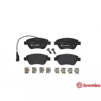 Jeu de 4 plaquettes de frein avant BREMBO P 23 140