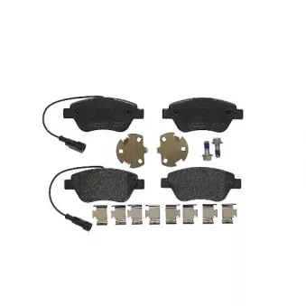 Jeu de 4 plaquettes de frein avant BREMBO P 23 141