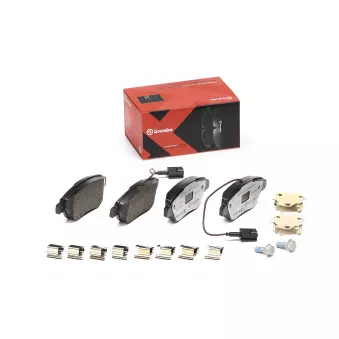 Jeu de 4 plaquettes de frein avant BREMBO P 23 141X
