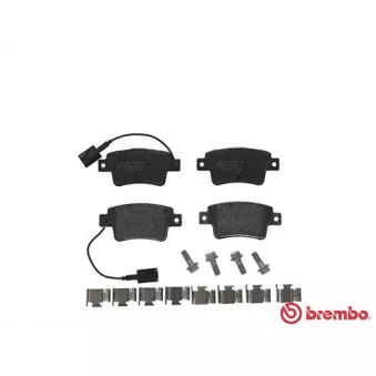 Jeu de 4 plaquettes de frein arrière BREMBO P 23 142