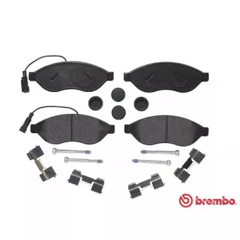 Jeu de 4 plaquettes de frein avant BREMBO P 23 143