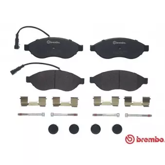 Jeu de 4 plaquettes de frein avant BREMBO P 23 144