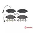 Jeu de 4 plaquettes de frein avant BREMBO P 23 145 - Visuel 1